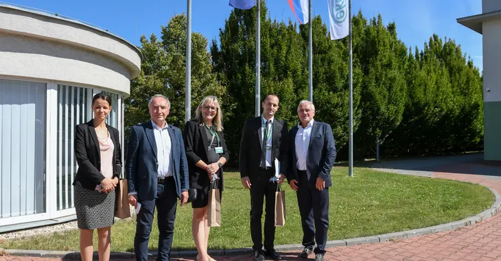 Visit of the Piestany city major in EKOM Visit of the Piestany city major in EKOM